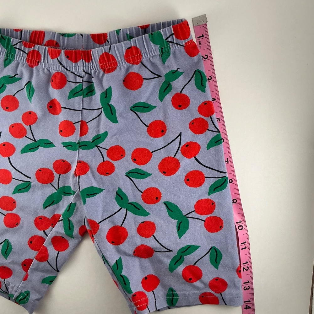 Hanna Andersson Girls’ Shorts Cherry Print in Blue - Picture 6 of 8